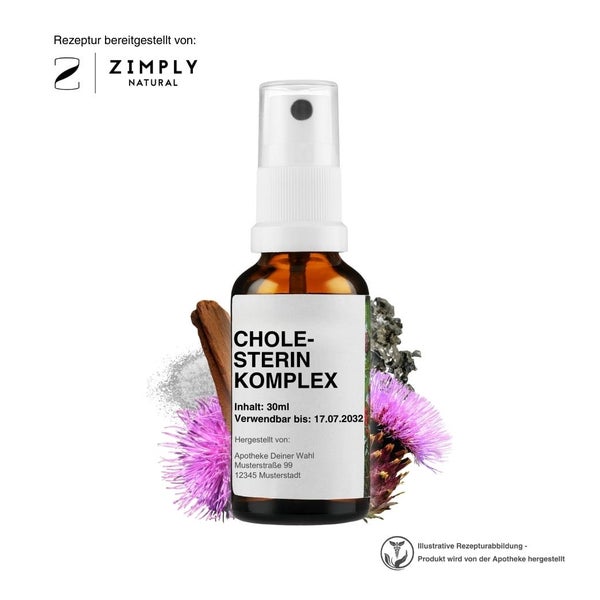 Zimply Natural CHOLESTERIN KOMPLEX - Pflanzbasierte Rezeptur 30 ml