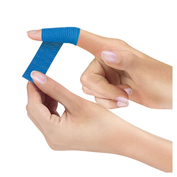 Lifemed Selbsthaftender Pflasterverband 4 m x 2,5 cm farbig sortiert, 10 Stück 40 m