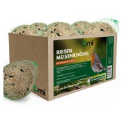 Orni Ganzjahres Riesenmeisenknödel mit Sonnenblumenkernen 500g, mit Netz ohne Folie 12 Stück 6 kg