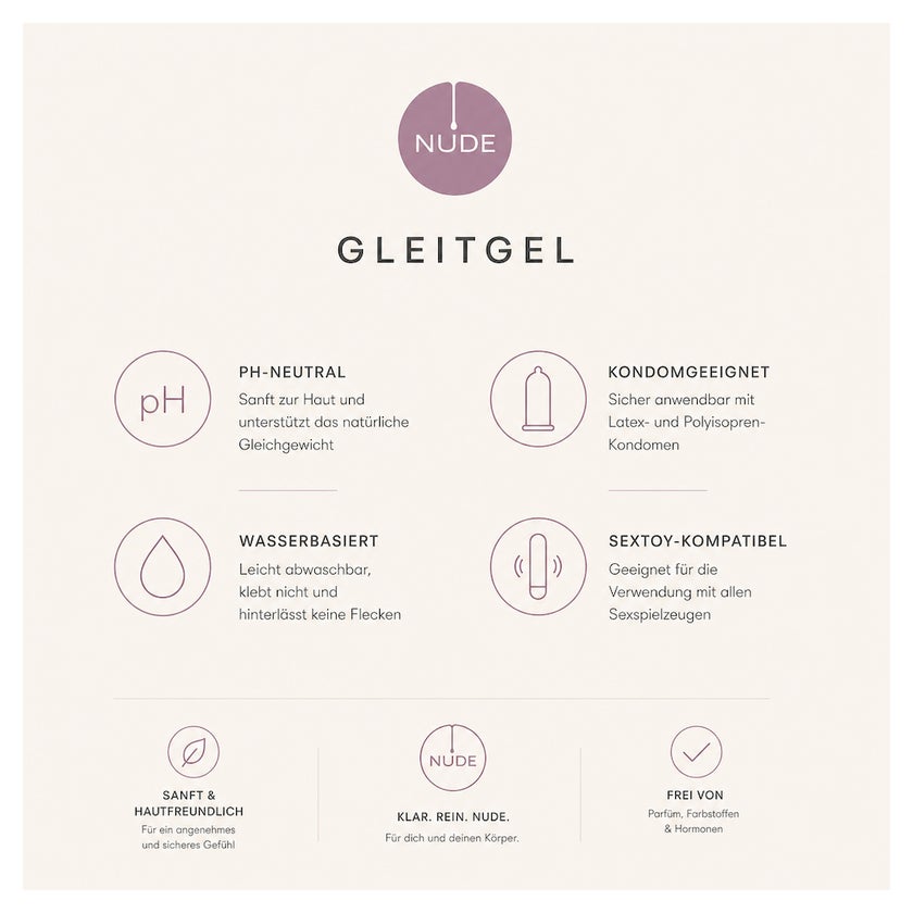 gleitgel erklärung NUDE Waterbased Lubricant 100 ml 1 St günstig kaufen