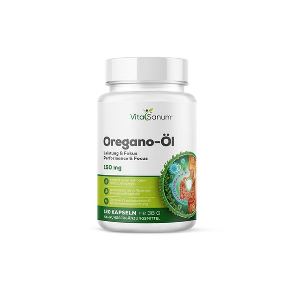 VitaSanum® - Oregano Öl 10:1 150 mg 120 Kapseln 120 St