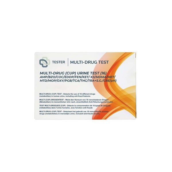 Multi-Drug 16 Drogenscreening Urin Selbsttest – 2er-Pack 2 St
