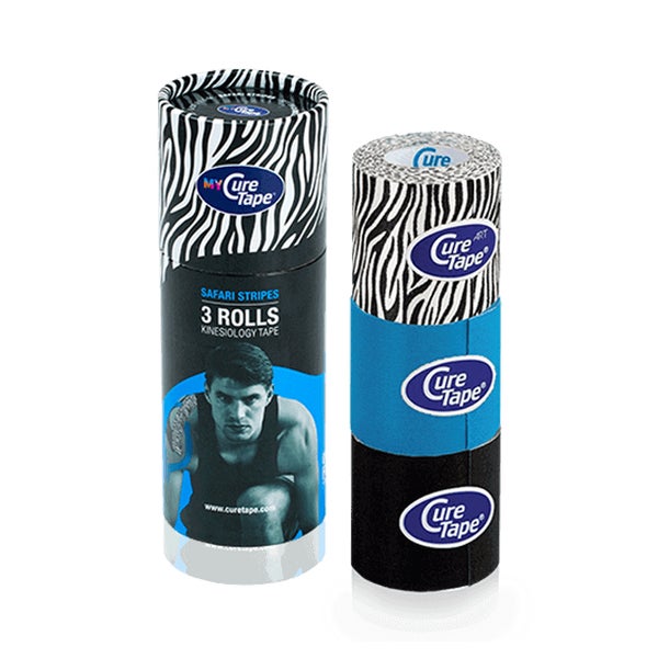 MyCureTape® Kinesiotape Safari Stripes – 3 Rollen 3 St
