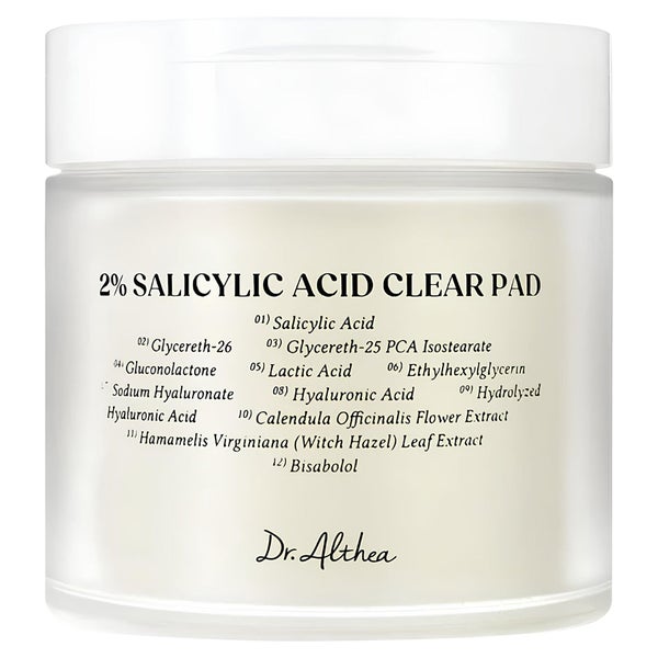 Dr. Althea 2% Salicylsäure Clear Pad Peeling-Pads 65 St