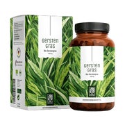 1.500 mg Bio-Zertifiziertes Gerstengras für Haut und Haare - GERSTENGRAS - 180 vegane Kapseln - NATURTREU® 180 St