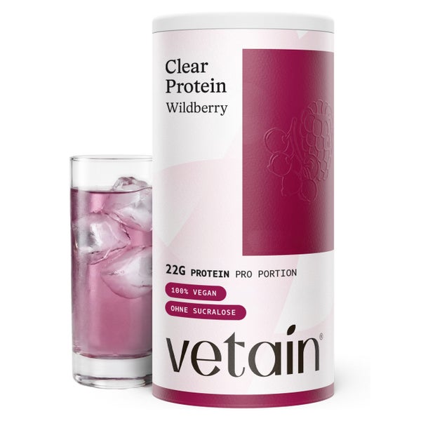 VETAIN Clear Protein Vegan - Wildberry - 22g Protein 480 g