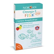 Produktabbildung: Norsan Omega-3 FISK Jelly f.Kinder Drage 45 St