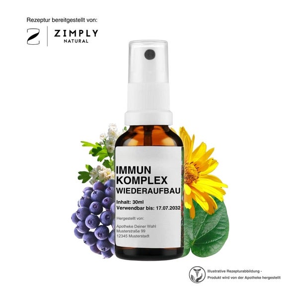 Zimply Natural IMMUN KOMPLEX WIEDERAUFBAU - Pflanzbasierte Rezeptur 30 ml