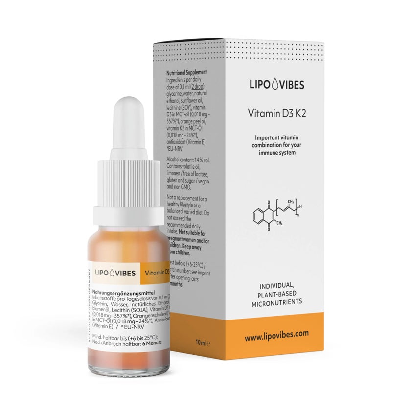LipoVibes Vitamin D3K2 10 ml