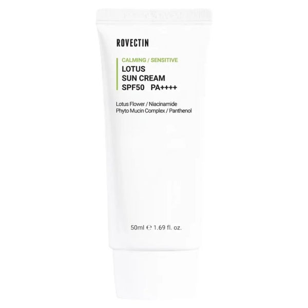 ROVECTIN Beruhigende Lotus Sonnencreme LSF50 PA++++ 50 ml