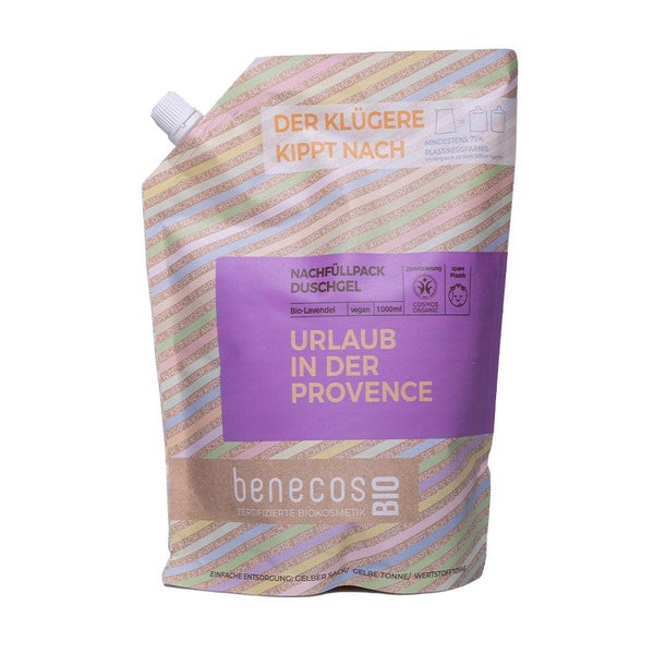 benecos Nachfüllbeutel - Lavendel Duschgel 2in1 Bio
