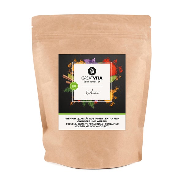 GreatVita Bio Kurkuma Pulver 250 g