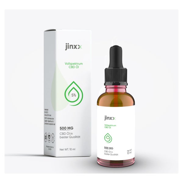 Jinxx - 5% Vollspektrum 500 mg CBD Öl THC-frei 1 St