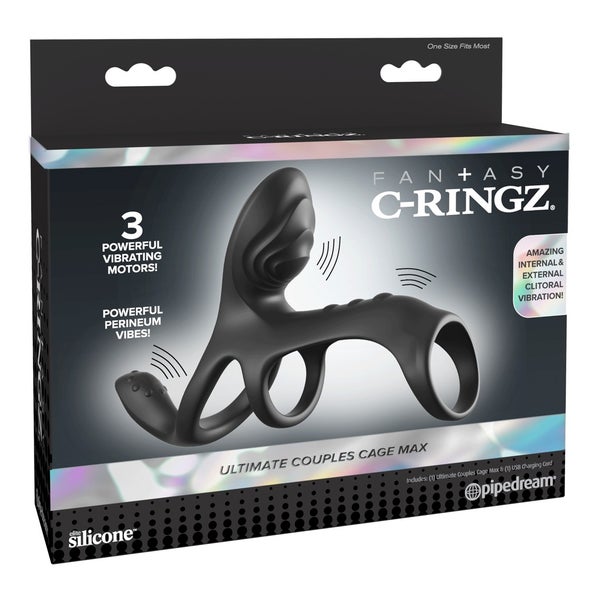 Fantasy C-Ringz - Geriffelte Penismanchette mit Penisring 1 St