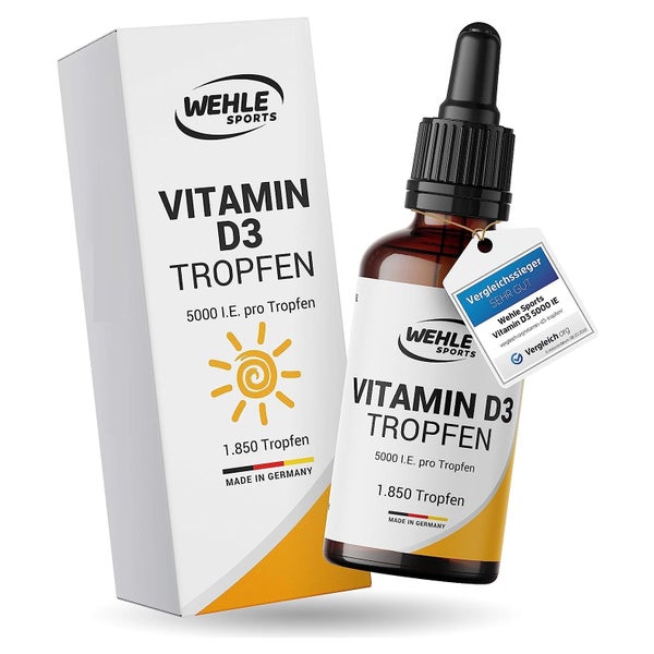 Vitamin D3 5000 IE Tropfen 50 ml - Wehle 50 ml