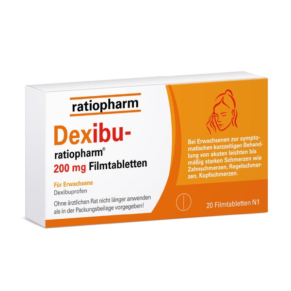 Dexibu-ratiopharm 200 Mg Filmtabletten 20 St