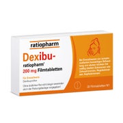 Produktabbildung: Dexibu-ratiopharm 200 Mg Filmtabletten 20 St