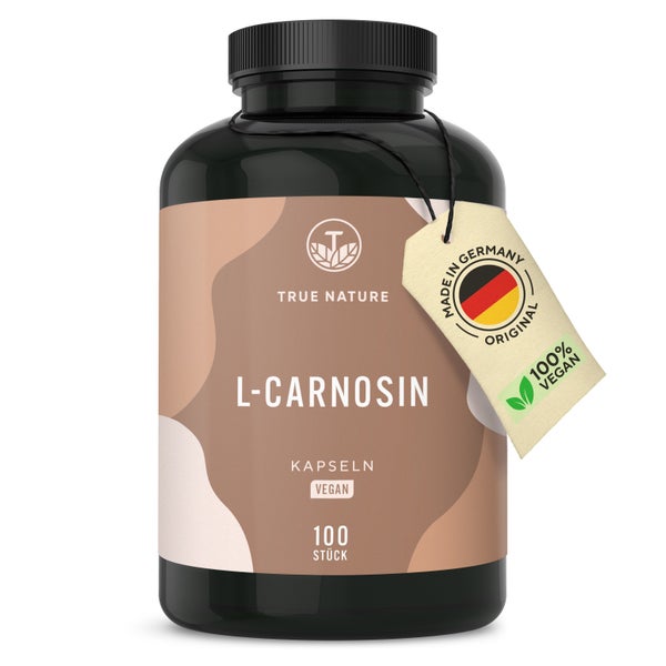L-Carnosin Kapseln, Veganes Antioxidans, Vegan & Made in DE 100 St