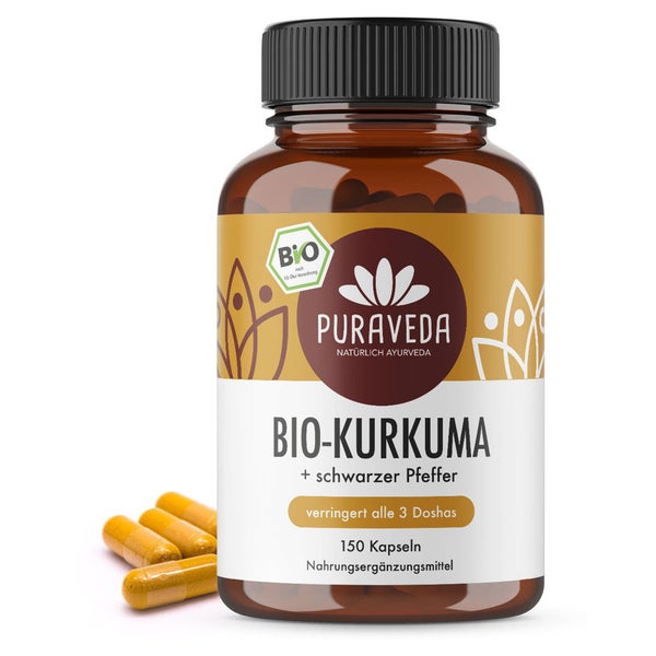 Puraveda Kurkuma mit Pfeffer Bio 90 g