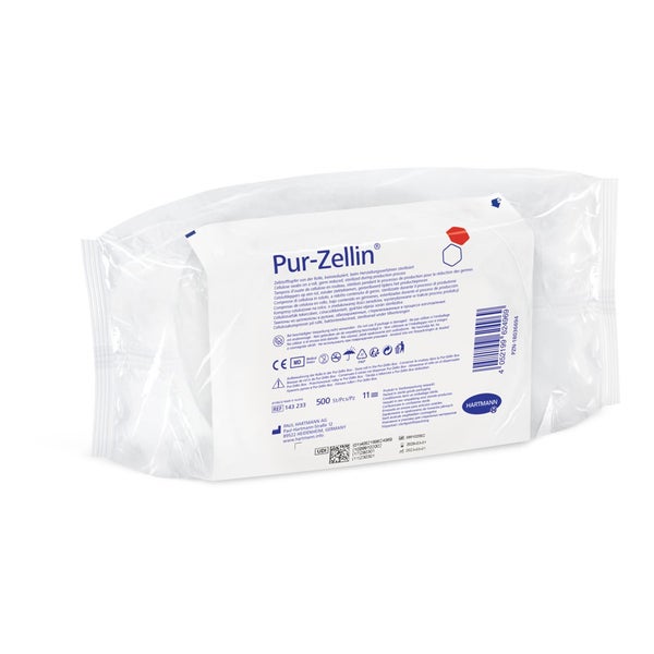 Hartmann Pur-Zellin® Zellstofftupfer 500 Stück 4 x 5 cm - keimreduziert / Rolle = 500 Stück 500 St