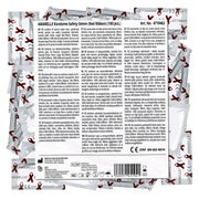 Safety 100 Kondome 54 mm transparent, befeuchtet (100 Kondome) 100 St