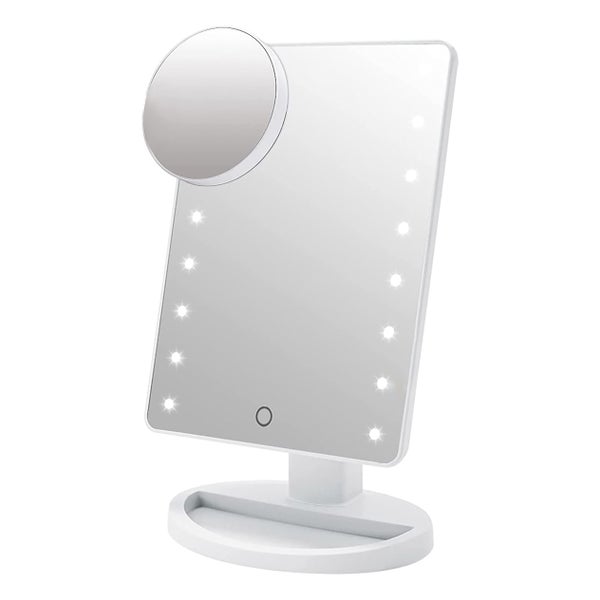 UNIQ Klassischer LED-Schminkspiegel - Weiß