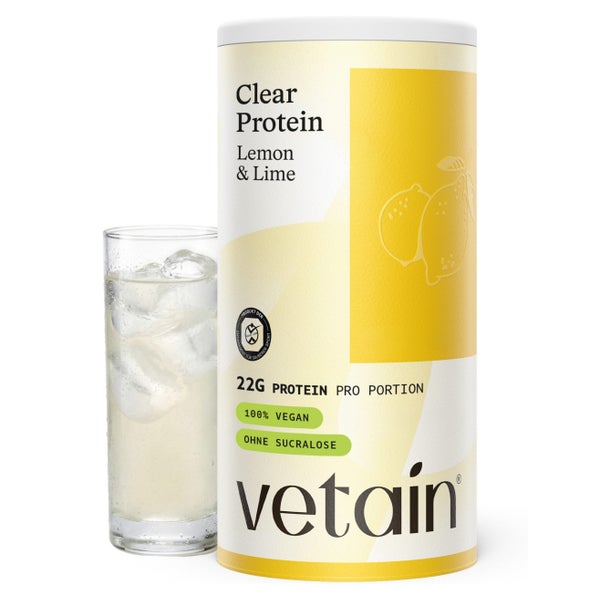 VETAIN Clear Protein Vegan - Lemon Lime - 22g Protein 480 g