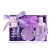 Accentra – Duschset Frauen Geschenkset LAVENDEL in schöner Geschenkbox 1 St