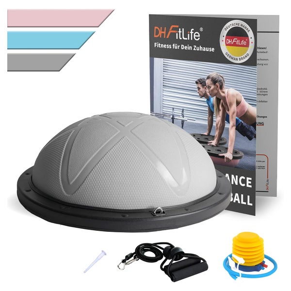 DH FitLife Yoga Gleichgewichtstrainer mit Pumpe 1 St