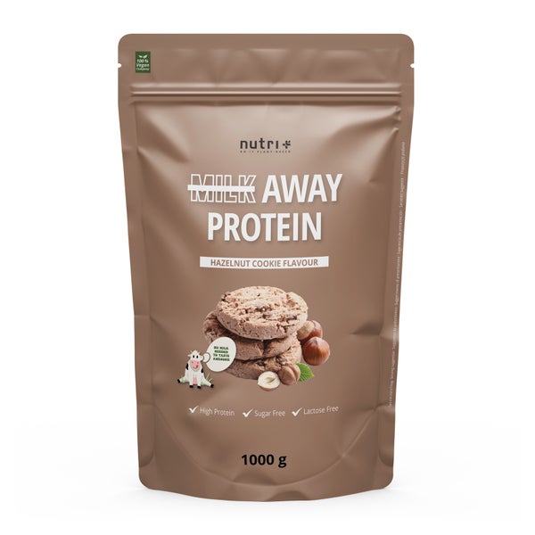 nutri+ Milk Away Vegan Protein sojafrei- Hazelnut Cookie 1000 g