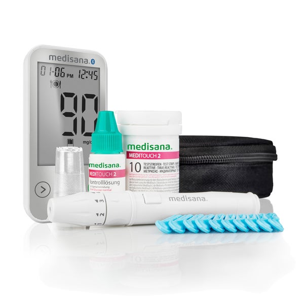 medisana MediTouch 2 Blutzuckermessgerät mg/dL und mmol/L 1 St