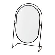 UNIQ Oval Lux Tischspiegel - Schwarz