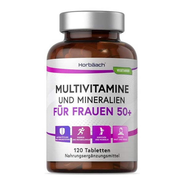 Horbaach Multivitamin Tabletten Frauen 50+ 120 St