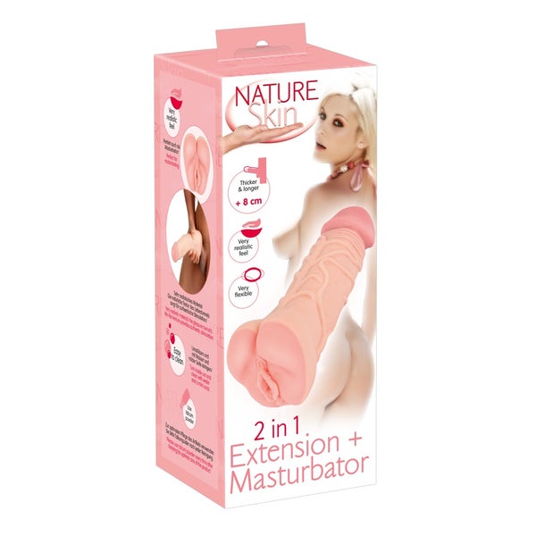 Nature Skin - Penisvergrößerung und Masturbator 1 St