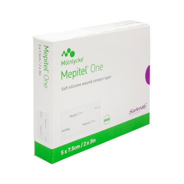 Mepitel One 5x7,5 cm Silikon Netzverband 10 St