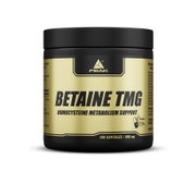 PEAK Betaine TMG - 120 Kapseln I 30 Portionen I für einen normalen Leber-, Fett- und Homocystein-Stoffwechsel I vegan 108 g