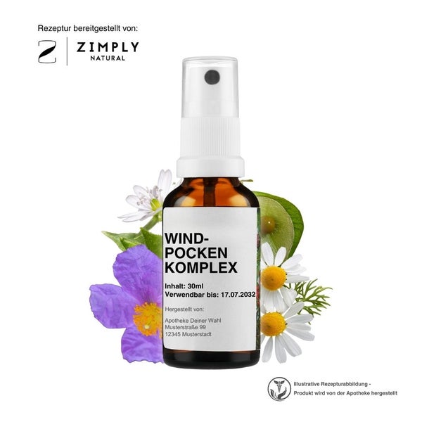 Zimply Natural WINDPOCKEN KOMPLEX - Pflanzbasierte Rezeptur 30 ml