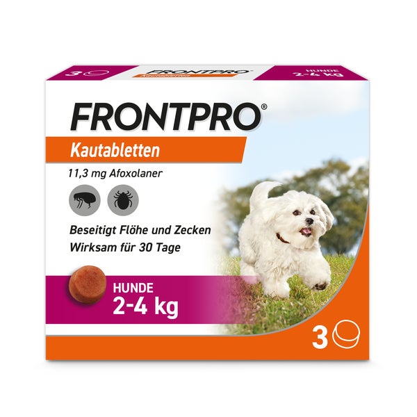 FRONTPRO Kautablette Hunde 2-4kg 3 St