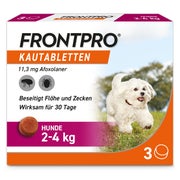 Produktabbildung: FRONTPRO Kautablette Hunde 2-4kg 3 St