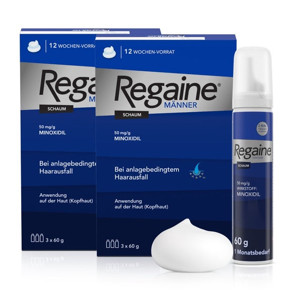Regaine Männer Schaum 6-Monatspackung 6X60 ml