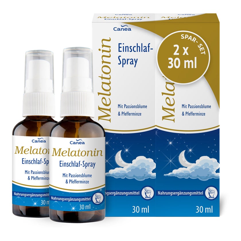Melatonin Einschlaf-Spray Spar-Set 2X30 ml