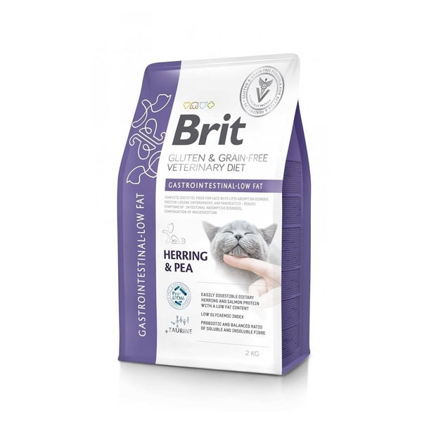 BRIT Veterinary Diets Cat Grain Free Gastrointestinal Low Fat 2 kg