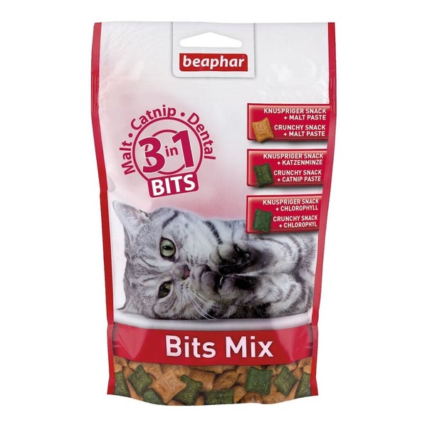 BEAPHAR Bits mix Katzenleckerli 3 in 1 0,15 kg