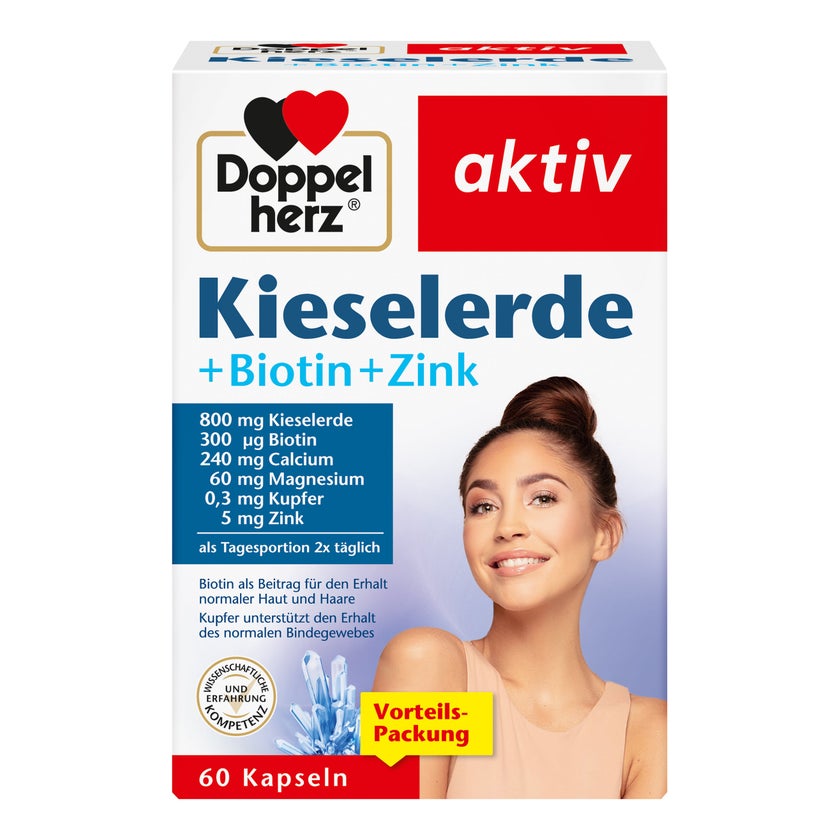 Doppelherz Kieselerde+ Biotin+ Zink 60 St