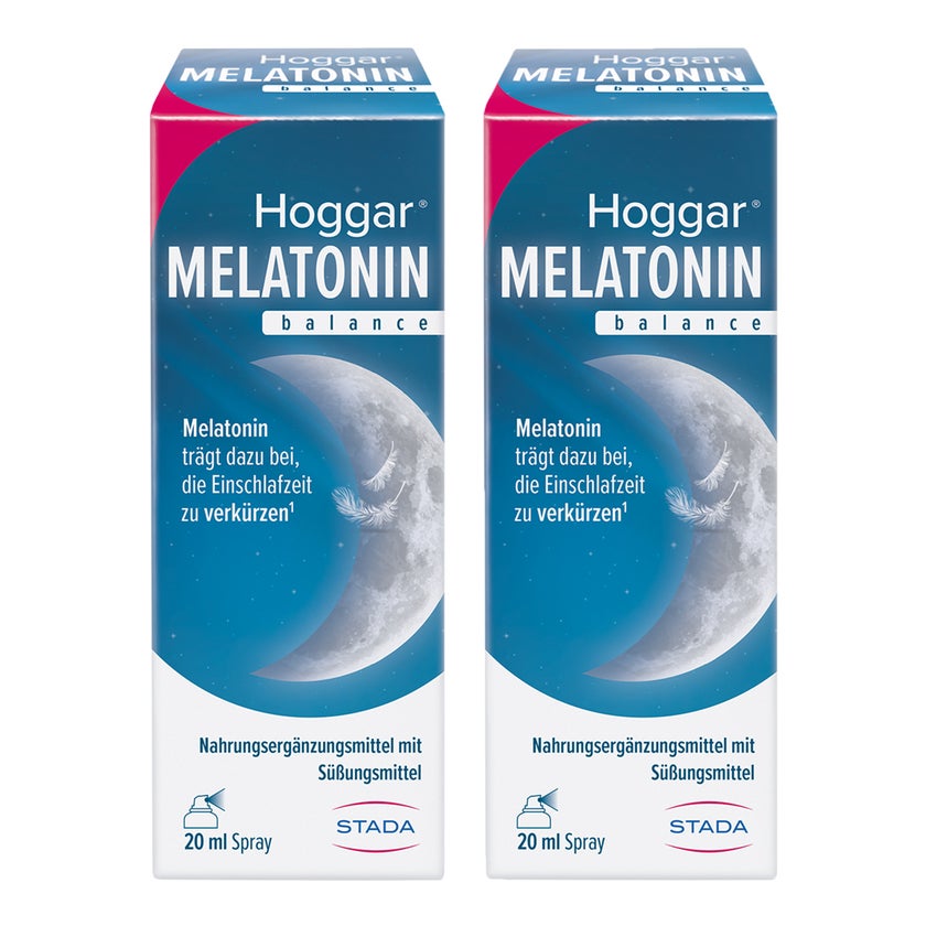 Hoggar Melatonin Spray 2X20 ml