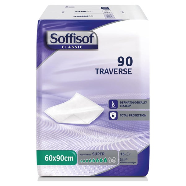 Soffisof Bed Inkontinenz Bettunterlage Super 60x90 cm 90 St