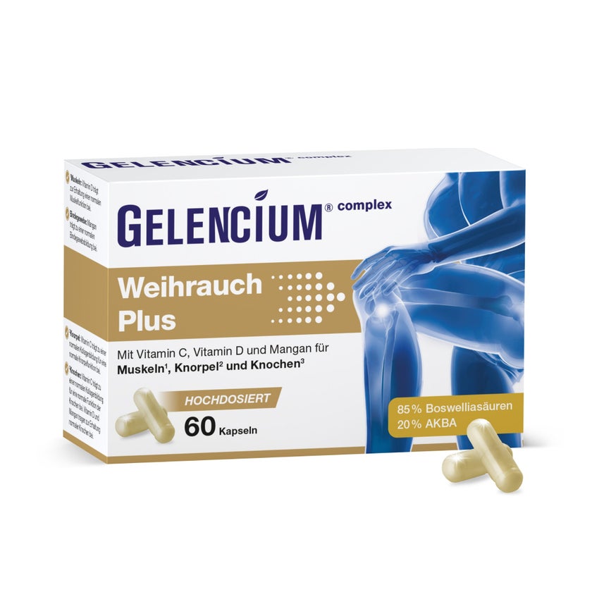 GELENCIUM® Weihrauch Plus 1.000 mg vegan 60 St