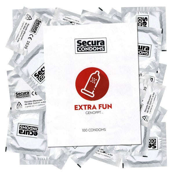 Extra Fun 100 genoppte Kondome (100 Kondome) 100 St