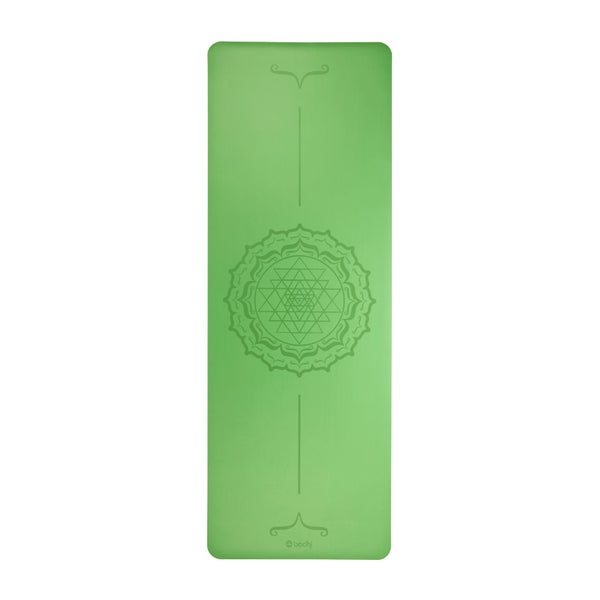 bodhi PHOENIX Mat 4.0 grün, Design Yantra-Mandala 1 St