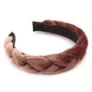 DRESHOW Samt Geflochtenes Stirnband Elastisch Criss Cross Ha 1 St